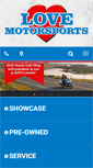 Mobile Screenshot of lovemotorsportsfl.com